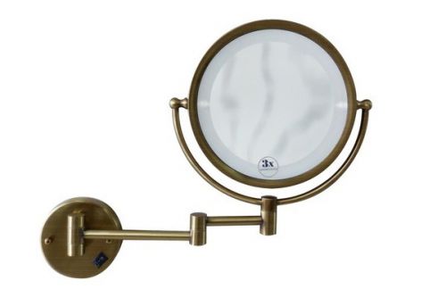 бронзовое косметическое зеркало